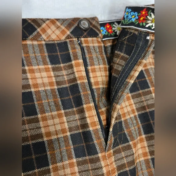 Dolce & Gabbana Plaid Skirt SZ 44 ITÀLY NEW